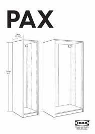 Check spelling or type a new query. Ikea Pax Wardrobe Frame 20x23x93 Furniture Download User Guide For Free 54f8 Manual Guru