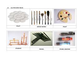 5.1 menentukan tema (memunculkan gagasan). Peralatan Dan Bahan Pendidikan Seni Visual