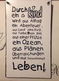 Durch Ein Kind Wandschild Deko Shabby Vintage Spruche Spruche Gedichte Und Spruche Und Spruche Zitate