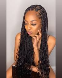 2019 Lovely Trending Braids To Rock Braidhairstyleideas Braids Lovely Trending Box Braids Styling Box Braids Hairstyles Braided Hairstyles