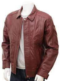 Mens Oxblood Leather Jacket Rennes Leather Bomber Jacket Black Leather Bomber Jacket Leather Jacket Jackets
