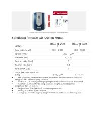 Serta sangat menawan ariston classico sangat tepat untuk kamar mandi anda. Electric Water Heater Ariston Instant Bello Pemanas Air Listrik