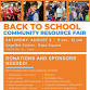 Back to School Community Resource Fair