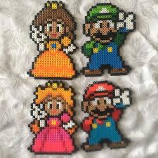 Super Mario Perler Beads By Perlerbeads Personnage Mario Perle Pixel Art