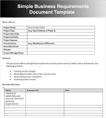 Example Business Requirements Document Template New Professional Template In 2020 Document Templates Business Requirements Business Case Template