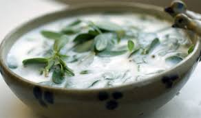 This salad is prepared in mediterranean and aegean regions. Yogurt And Purslane Salad Taste Of Beirut