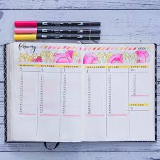 Journal By Mir On Instagram Week N06 The First Full Week In February Yellow And Pink Gemstones Is The Theme This Week I Love The Time Trackers So