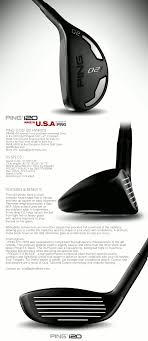 Ping I20 Mens Hybrids Compact Workable Forgiving