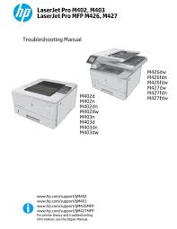 To complete the setup, software and drivers are essential and there are two commonly used. Hp Laserjet Pro M402 M403 M426 M427 Manualzz