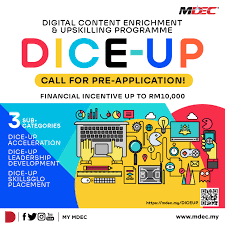 Perbadanan ekonomi digital malaysia (mdec) terus komited meningkatkan kemahiran digital rakyat malaysia bagi merebut peluang dalam ekonomi digital dan bergerak seiring dengan pelan pemulihan ekonomi. Mdec Launches Dice Up To Upskill Malaysia S Digital Content Creators