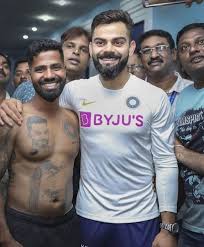 That is the thing that is most important in my life. Virat Kohli Hugs A Fan With His Jersey Number Achievements Tattooed