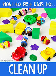 How To Get Kids To Clean Up Pre K Pages