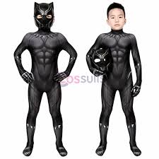 Find black panther costumes & accessories at the lowest price guaranteed for halloween 2020. Black Panther Costume For Kids T Challa Cosplay Suits In 2021 Black Panther Costume Panther Costume Kids Costumes