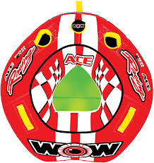 Maybe you would like to learn more about one of these? Amazon Com Wow World Of Watersports Ace Racing Boat Tube 1 Person Inflatable Towable Tube For Boating 15 1120 Sports Outdoors
