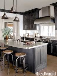 Off The Hinge Deep Gray Stain On Oak Cabinets Bayer Built Woodworks Kitchen Inspirations Kitchen Design Home Kitchens
