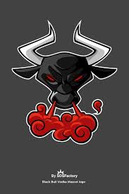 Freelancer Designer Cartoon Mascot Black Vodka Best Logo Hire Bull The Forthe Best Freelancer Cartoon Logo Desi Cartoon Logo Beast Logo Logo Design