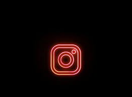 Facebook logo neon overlay animation fre. Red Neon Snapchat Logo My Tovari Blog