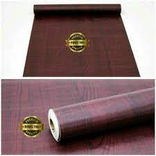 Coklat merah, coklat kuning dan coklat biru. Wallpaper Serat Kayu Alami Warna Coklat Merah Maroon Shopee Indonesia