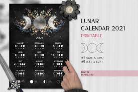 Blank planner templates are full of dates and available as. 2021 Lunar Calendar Printable Moon Calendar 2021 1036122 Decorations Design Bundles