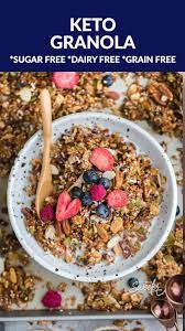 Keto Granola Keto Granola Granola Healthy Low Carb Granola