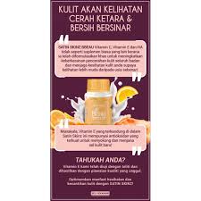 Kalau dah termakan,takde masalah cuma takde effect la. New Satin Skinz Bbeau Premium White Booster Set Shopee Malaysia