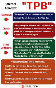 Tpb Meaning What Does Tpb Mean How To Use It Correctly 7esl Meant To Be Learn English Vocabulary English Vocabulary