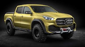 2018 Mercedes Benz X Class Front View Headlights Mercedes Truck Mercedes Benz Vans Mercedes Concept