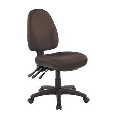 Amazon.com: Office Star Ergonomic Dual Function Office Task Chair with  Adjustable Padded Back and Built-in Lumbar Support, Armless, Dillon Java  Fabric : Office Products