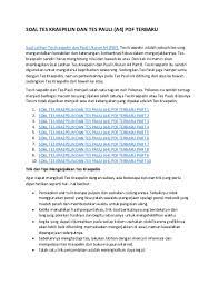 Psikotes kraepelin ( tes koran ). Kraepelin Research Papers Academia Edu