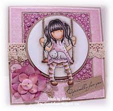 A demonstration of how to make an amazing gorjuss™ box card! 160 Gorjuss Cards Ideas Cards Cards Handmade Inspirational Cards