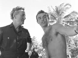 #young sean connery #sean connery #actor #young hollywood #young #hollywood #hollywood sean connery as james bond in goldfinger.i can't! J O O S T On Twitter Ian Fleming And Sean Connery On The Set Of Dr No Directed By Terence Young 1962