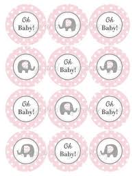 Maybe you would like to learn more about one of these? Printable Elephant Powder Pink Grey Baby Shower Decorations Etsy In 2021 Baby Shower Cupcake Toppers Grey Baby Shower Free Baby Shower Printables