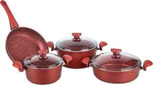 İçerisinde birer adet cam kapaklı pilav tenceresi, cam kapaklı derin tencere, sos tenceresi, sahan ve tava bulunur. Oms Granit 7 Parca Tencere Seti Fiyatlari Ozellikleri Ve Yorumlari En Ucuzu Akakce