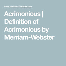 We did not find results for: Acrimonious Definition Of Acrimonious By Merriam Webster Definitions Merriam Webster Words