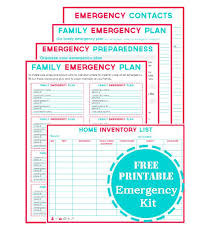 4 Printable Emergency Plan Templates Family Emergency Plan Family Emergency Emergency Preparedness Plan