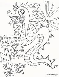 Printable coloring pages chinese new year pig. Printable Chinese New Year Dragon Coloring Page Novocom Top
