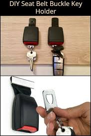 Who Knew You Can Make Key Holders Out Of Discarded Seat Belt Buckles Seat Belt Buckle Key Holder Diy Holder