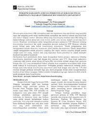 Jelaskan tugas dari room section? Pdf Persepsi Mahasiswa Jurusan Perhotelan Sekolah Tinggi Pariwisata Mataram Terhadap Housekeeping Department