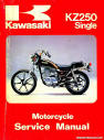 1980-1983 Kawasaki KZ250 Motorcycle Repair Service Manual