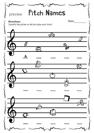 Show lower and higher pitch patterns by clapping and snapping. Pitch Names Music Worksheets Elementary Music Worksheets Music Theory Worksheets