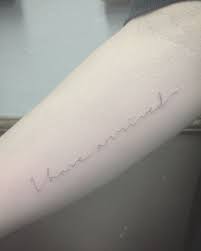 By East Iz Shamrocksocialclub East Ssc Singleneedle Singleneedletattoo Fineline Tattoo Script Baby Tattoos Single Needle Tattoo Tattoos