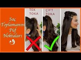 5 Farkli Sac Modeli Saci Uzun Gosterme Illuzyonu Denizbutik Com Youtube Sac Toka Sac Artist
