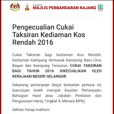 Majlis perbandaran kajang (mpkj) to include hj rono as part of history of satay kajang. Adrian Lim Chee En On Twitter 1 Cukai Taksiran Nilai Tahunan X Kadar Nilai Tahunan Anggaran Berapa Korang Dapat Setiap Bulan Kalau Disewa Kepada Orang Lain X 12 Bulan Kadar