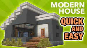 Enjoy these unique minecraft house designs. Minecraft How To Build A Small Modern House Building Tutorial Youtube
