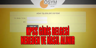 Lgs sınav sonuçları için ise kritik tarih geldi. Kpss Giris Belgesi Nereden Ve Nasil Alinir