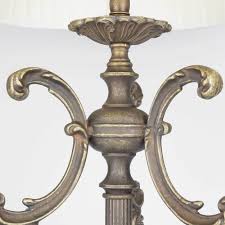 Premium Lampe De Table Style Art Deco Avec Cristal Veritable En