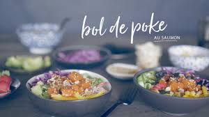 Bol De Poke Au Saumon Recipe Food Poke Bowl Recipes