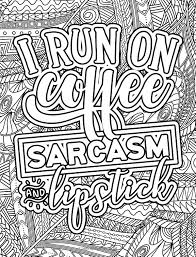 Pin On Words Coloring Pages For Adults