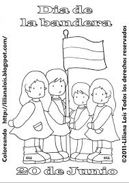 2.1 ¿qué es una bandera? Pintamos Banderas Argentinas Para El 20 De Junio Imagenes Del Creador De La Bandera Manuel Belgrano Colorear Imagenes