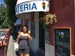 Het land van overheerlijke pasta's, wijnen en prachtige natuur. Comomeer Italie En De Ferry Naar Bellagio Varenna Menaggio